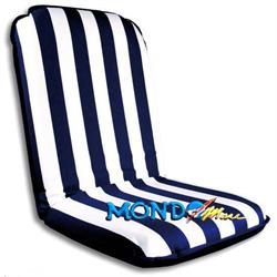 CUSCINO AUTOREGGENTE COMFORT SEAT100x49x8cmRIGATO BIANCO/BLU^