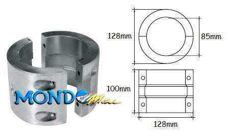 ANODO COLLARE PER ASSE 85mm