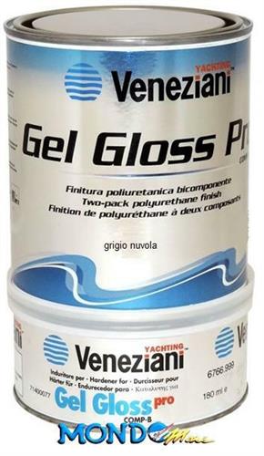 GEL GLOSS PRO GRIGIO NUVOLA 750ml SMALTO POLIURETAN.VENEZIANI §