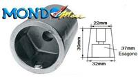 **ANODO OGIVA RICAMBIO RADICE INSERTO ESAG.22/25mm MRTCMPNRAD225