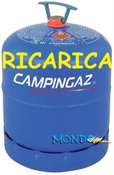 RICARICA GAS BOMBOLA 3kg CAMPING GAZ 907**