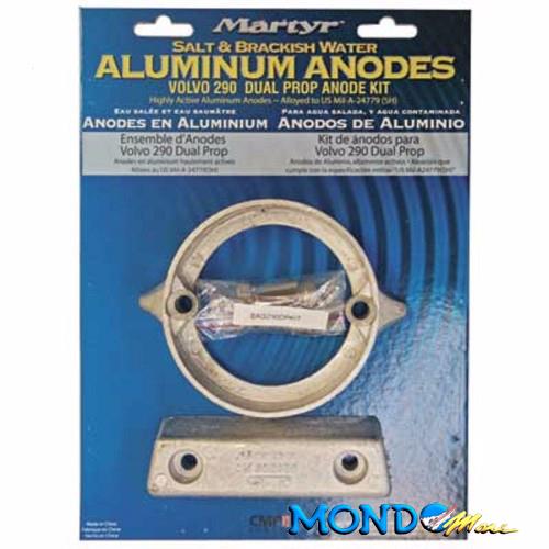 KIT ANODI VOLVO 290 DUAL PROP ALLUMINIO §