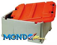 CASSETTA BATTERIA PER 2 DA 200Ah 520x585x320h §