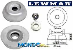 COPPIA ANODO PER BOW-THRUSTER LEWMAR 250TT 300TT 589550 250/300