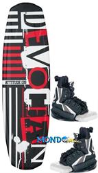 WAKEBOARD DEVOCEAN ATTITUDE 139cm COMPLETO DI ATTACCHI