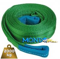 FASCIA DI SOLLEVAMENTO 2000kg  200cm 6cm (VERDE) SOSPENDITA^