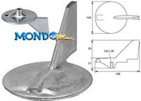 ANODO YAMAHA PINNA 225cv DX 6J9-45371-01-00 YA021 ALLUMINIO §