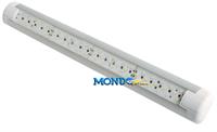 *PLAFONIERA A 60 LED 12/24v 5,5w EQUIVALENTI 33w 306x33xh12mm