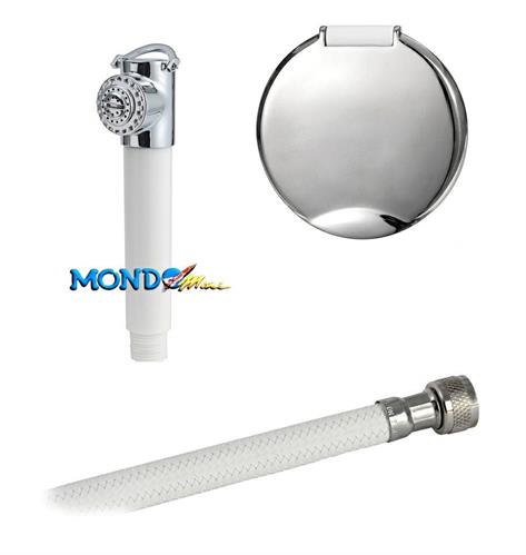 DOCCETTA A PULSANTE CON CONTENITORE EVO TAPPO INOX TUBO 4mt**