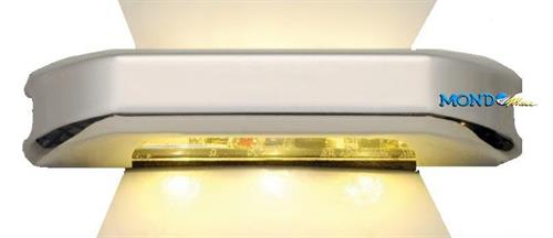 PLAFONIERA INOX 4+4 LED 51x15mm §