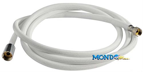 TUBO DOCCETTA 2,5mt 1/2 F + 3/8 F FLEX NYLON DN8 D.14 §