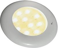 *PLAFONIERA A 12 LED NOVA 2 CORNICE BIANCA INTERR.77mm 1387761