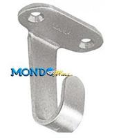 GANCIO ACCIAIO INOX A SOFFITTO BASE 32x15mm LUNGHEZZA 33mm §