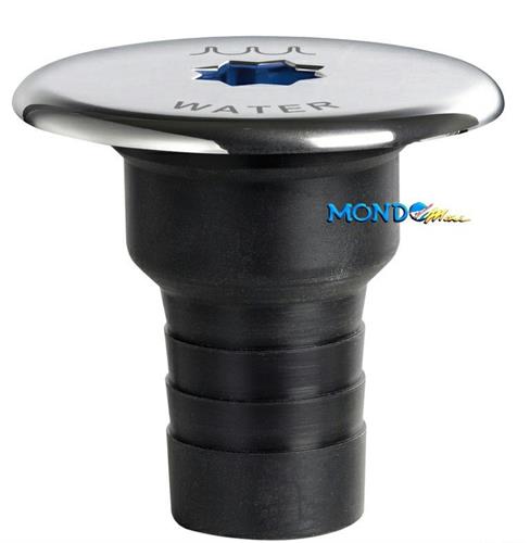 TAPPO IMBARCO ACQUA COMPOSITO/INOX TUBO Ø38mm FLANGIA Ø88mm*