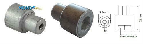 ANODO YAMAHA 68V-11325-02 IN ALLUMINIO 4326021 804085 §