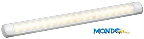 PLAFONIERA A 54 LED 300x27x11mm 12/24v 2,4w 3500K SU PIANO §