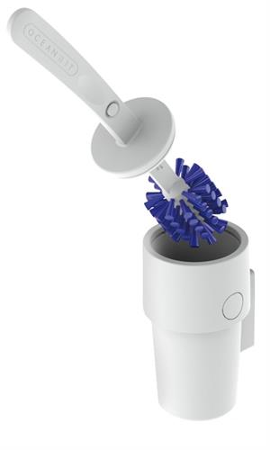 SCOPINO PER WC IN ABS BIANCO Brush & Stow OCEANAIR*