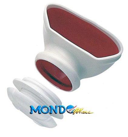 MANICA A VENTO PVC ABBASSATA 100mm §