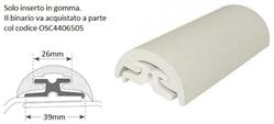 24mt INSERTO PROFILO PARABORDO RADIAL 52 TESSILMARE BIANCO §