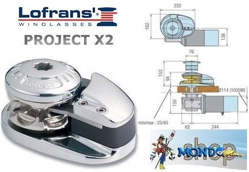 SALPAANCORA LOFRANS' X2 1500w ALLUM.12v CAT.10mm766 LOW PROF.*