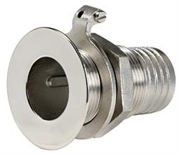 SCARICO A MARE 1-1/4 INOX A FILO PORTAGOMMA 38mm §