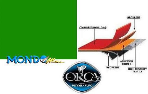 TESSUTO GOMMATO 828 ITALIA GREEN PENNEL & FLIPO' VERDE ORCA
