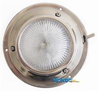 PLAFONIERA TONDA A LED INOX Ø110mm h35mm 12v §