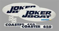 SERIE LOGHI JOKER BOAT 650 FONDO OFF WHITE SCRITTA OCEAN BLU^