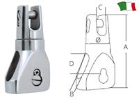 GIUNTO GIREVOLE PER ANCORA PER CATENA 6/7/8mm DOUGLAS^