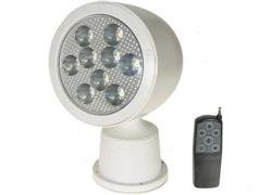 FARO A 8 LED 12/24V 27w 165x214xh262mm CON RADIOCOMANDO §