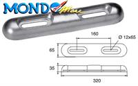 ANODO FLANGIA ELLITTICA 320x65x35mm MRTCMZD77EURO §