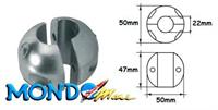 ****ANODO COLLARE PER ASSE 22mm MRTCMX22Z